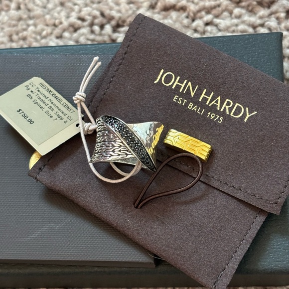 NWT John Hardy Sterling Silver Pave Ring Size 7 - Picture 12 of 16